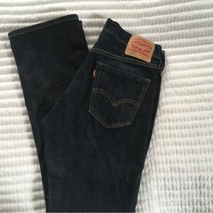 Men’s Levi Strauss & Co. 559 Relaxed Fit Straight Leg Jeans, Dark Wash, 34 x 34